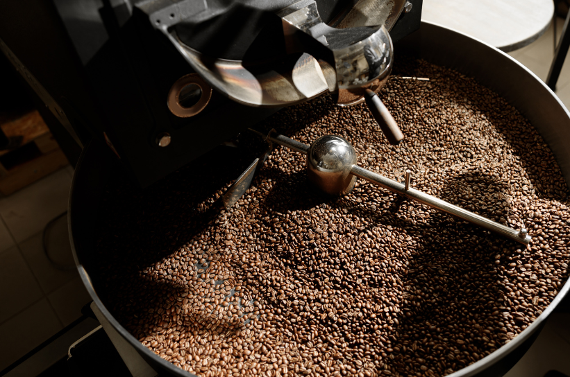 Freshly Roasted Coffee Beans