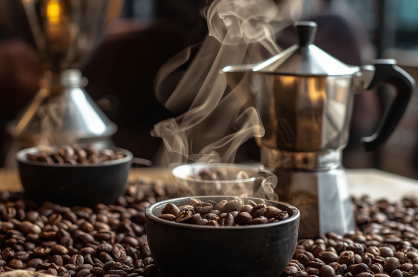 Brewing Coffee Beans Bali