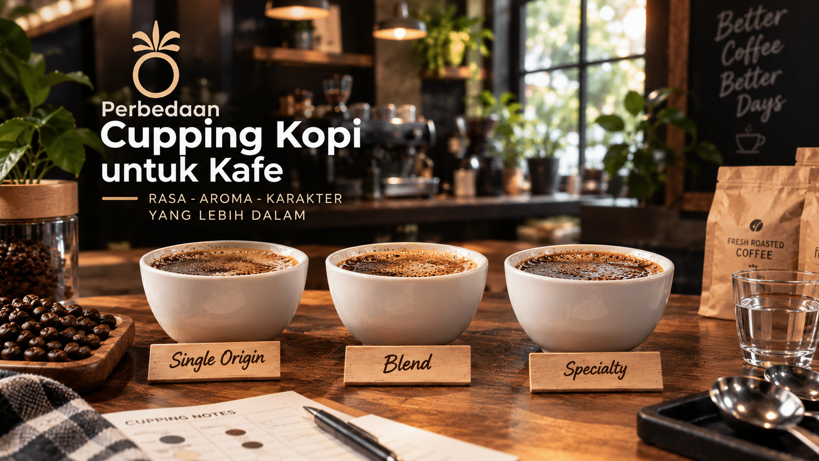 Cupping Kopi untuk Kafe
